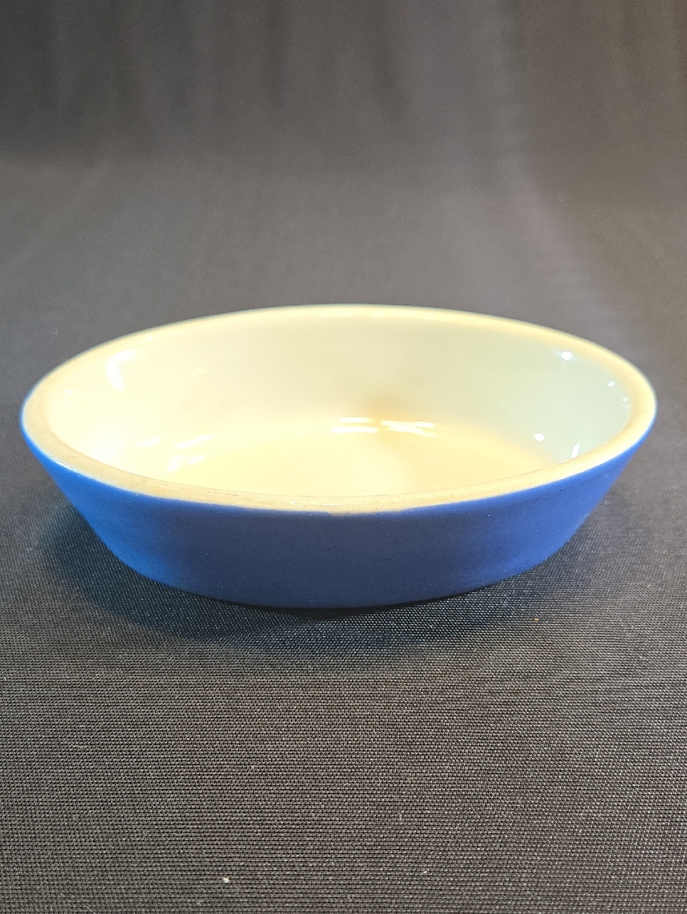 Hall 570 Blue and Cream Ceramic Serving Bowl